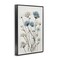 Stupell Industries Blue & Beige Garden Framed Giclee, design by Patricia Pinto